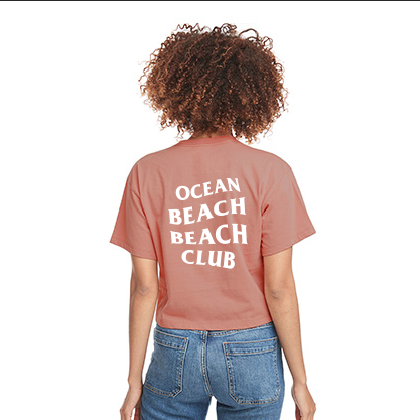 Ocean Beach Beach Club Cropped Tee