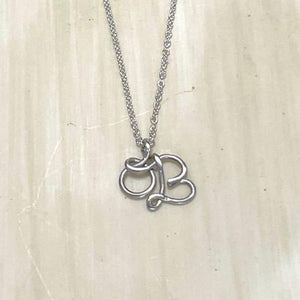 Ocean Beach "OB" Sterling Silver Necklace