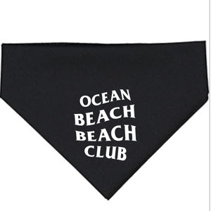 Ocean Beach Beach Club Dog Bandana