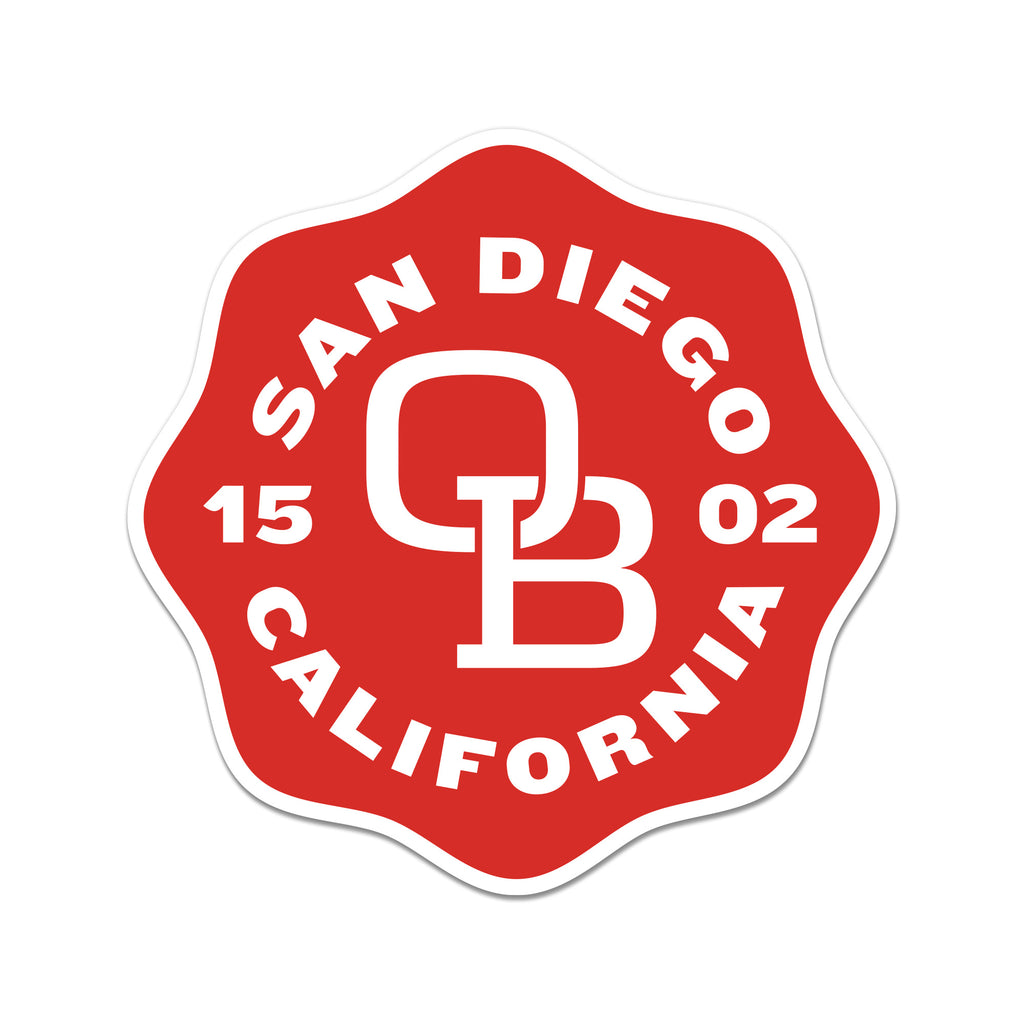 San Diego OB 1502 Sticker